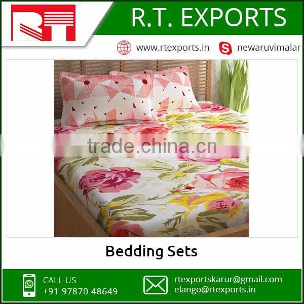 Hot Sale Indian 100% Cotton Bed Sheet Bedding Set