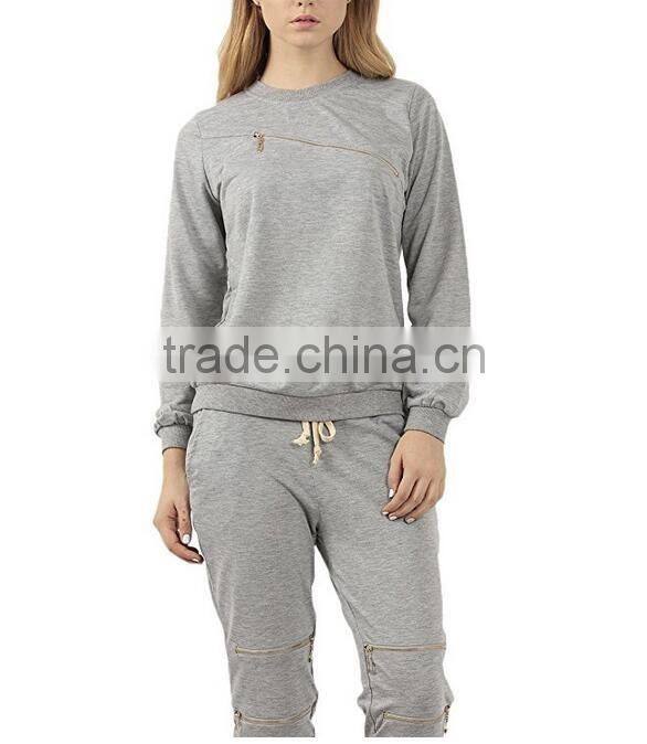 Sweatshirt Set Zipper Tracksuit women cheap tracksuit bodyfitted