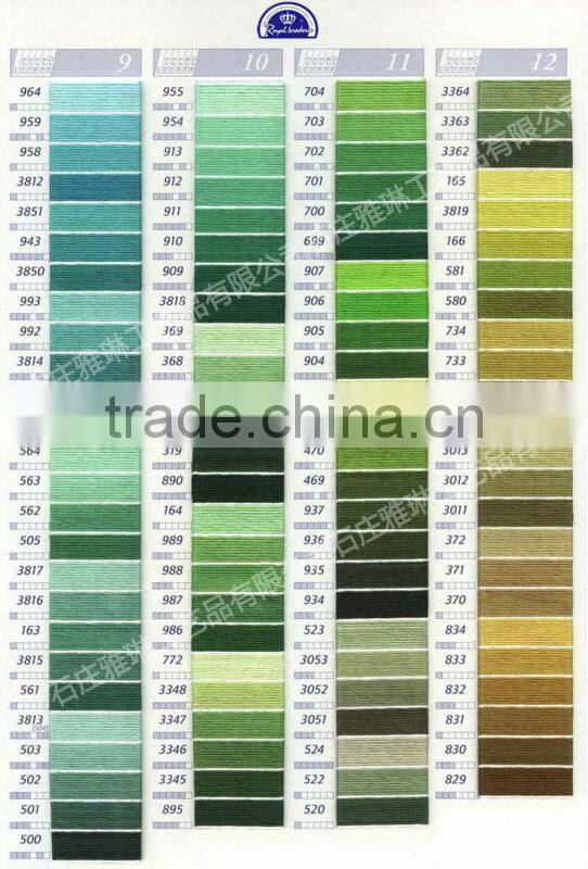 thread with 100% egyptian cotton similar dmc embroidery thread