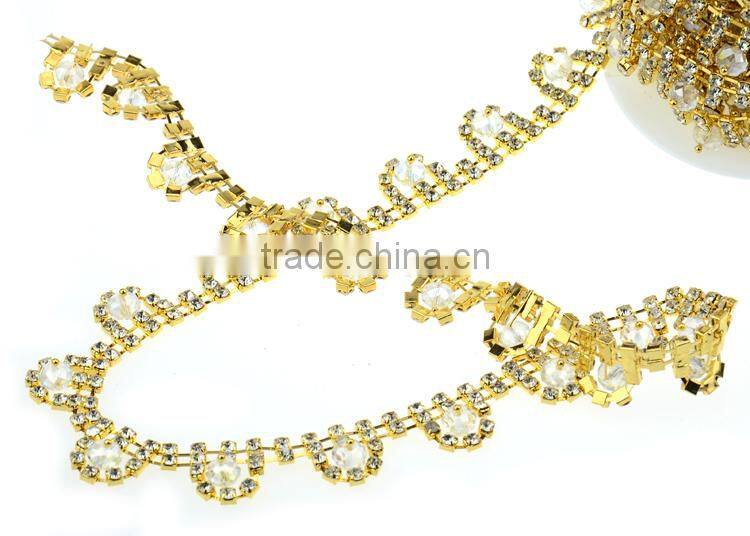 Beaded Silver Chain Roll, Gemstone Beads Chain