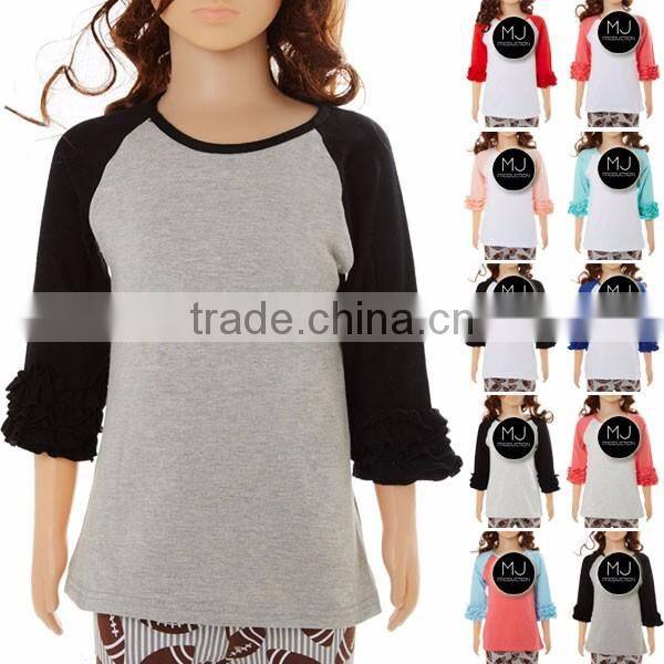 Factory wholesale icing ruffle shirt