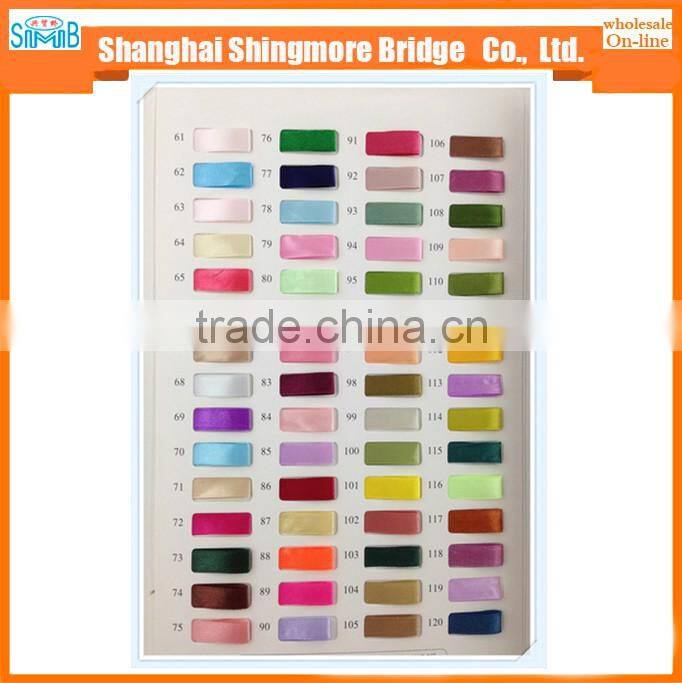 Textile factory hot wholesale satin ribbon for garment accessories, and gift packing