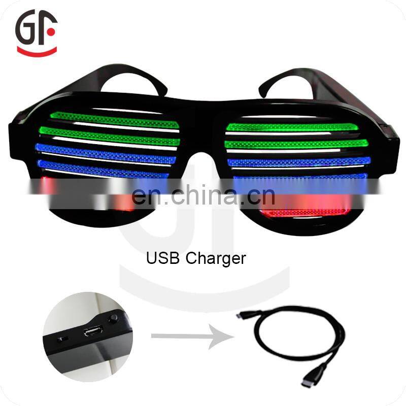 Art Craft Toy Item ABS Sound Activated Novelty Sunglasses