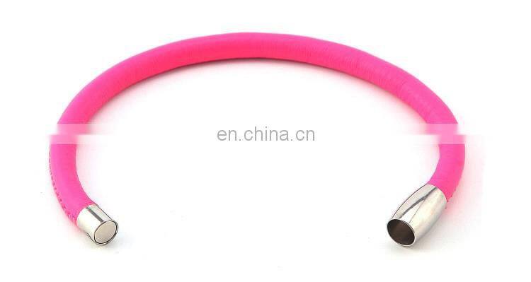 Wholesale Beaded Leather Bracelet Brown Leather Watch Bracelet For Women