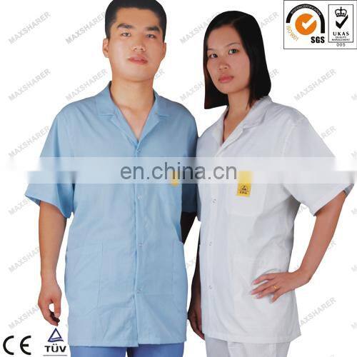 Maxsharer direct manufacture esd antistatic shirt with good breathability