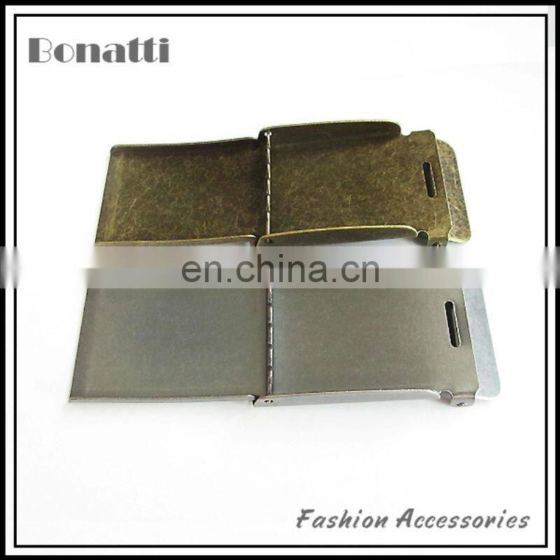 auto metal belt buckles for men with logo