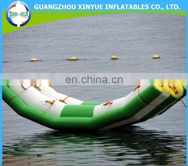 Inflatable water seesaw water sport equipment for water park