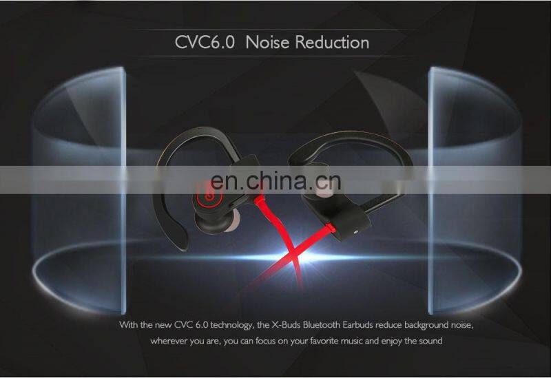 Wavefun X-Buds bluetooth headphones IPX7 waterproof wireless earbuds with bass sport CSR earphone with mic headset