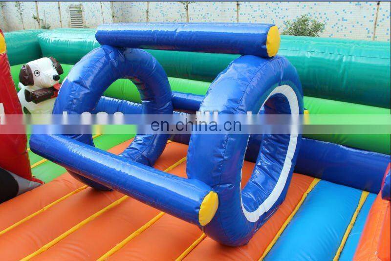 Bargain sale endless fun and populare commercial grade vinyl tarpaulin giant inflatable amusement park FU036 in stock