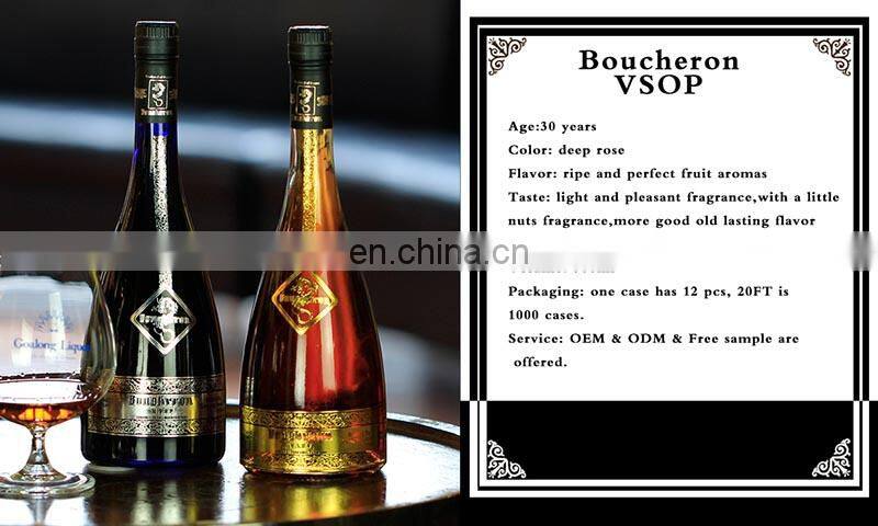 High quality sales brandy liquor price supplier with ISO FDA QS
