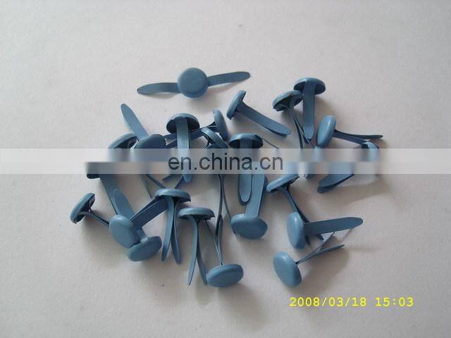 fashion metal cotter pin with red diamond