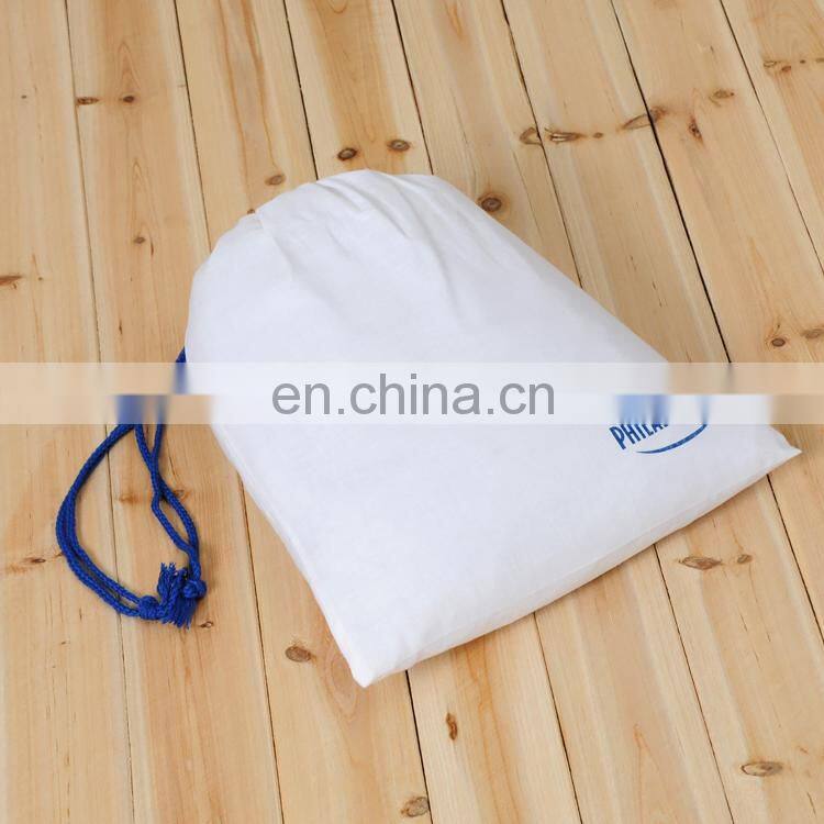 Murah double string drawstring non woven dust bag for shoe