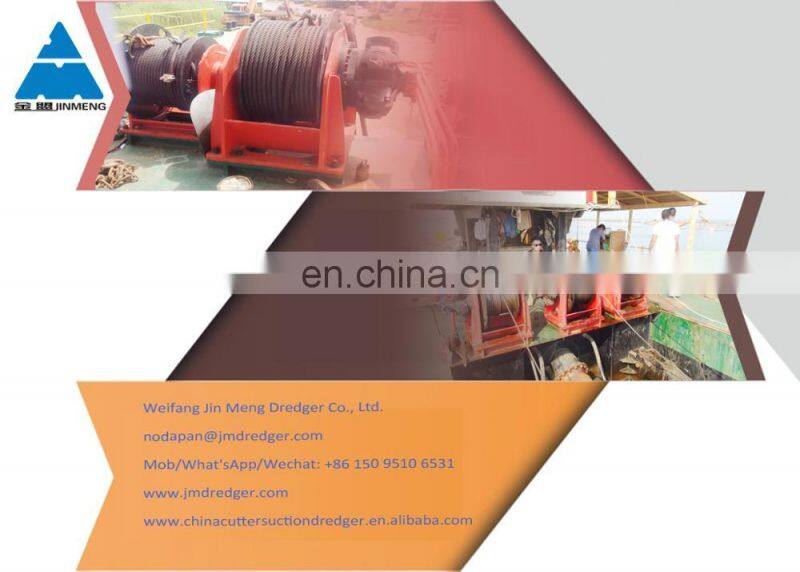 JMD500 20 inch China hydraulic cutter suction sand pump dredger vessel for sale