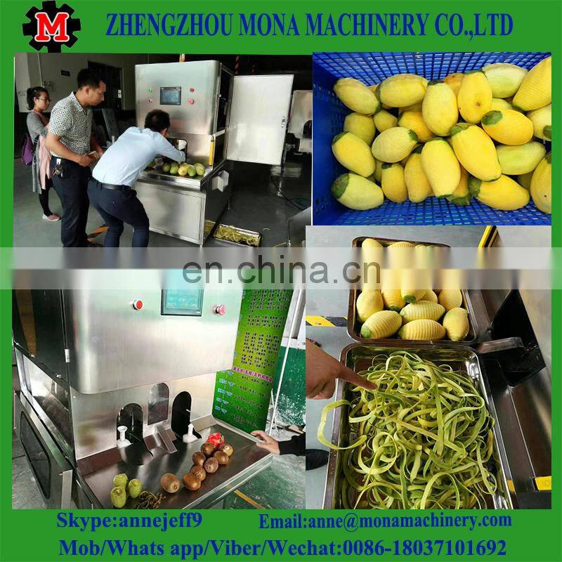 Fruit Peeling Machine for Lemon/ Orange/Melon, Auto Fruit Peeler and Cutter on Sale