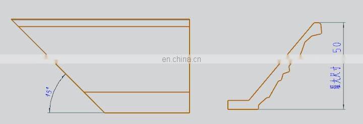 TC-150 Top line 45 /90 degree angle cutting machine
