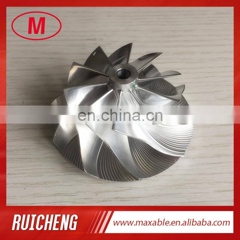 GT28 49.70/67.40mm 10+0 blades racing turbocharger milling/aluminum 2618/Billet compressor wheel