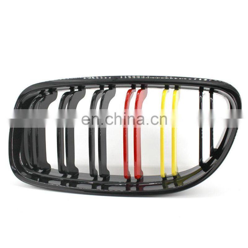 Front Bumper Grille For Bmw E90/E91 German Flag Color Grill For E90/E91 3 Series 08-11 Replacement Red Yellow Grille For Bmw E90