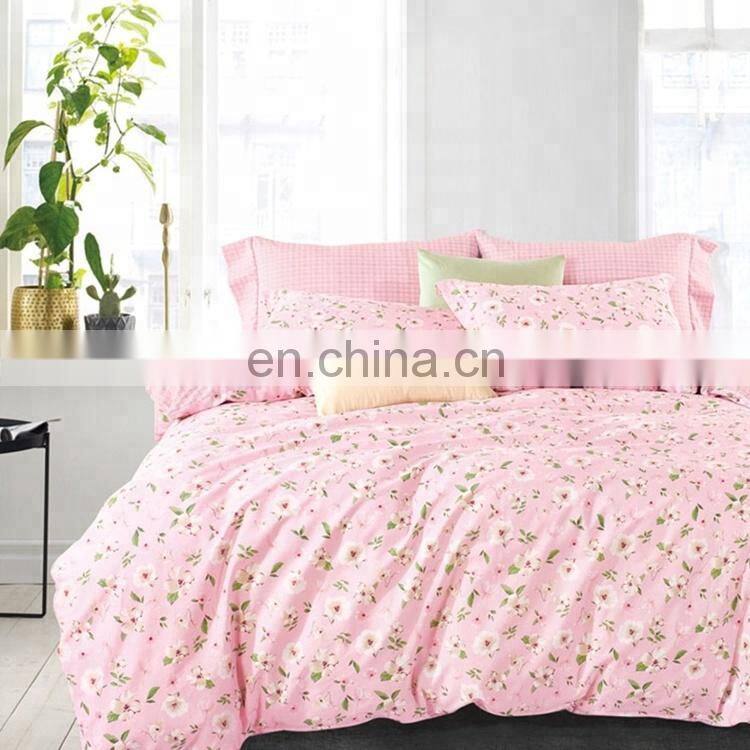 Factory direct sale low price bedsheets duvet cover sets digital printed king size 100% cotton bed sheets