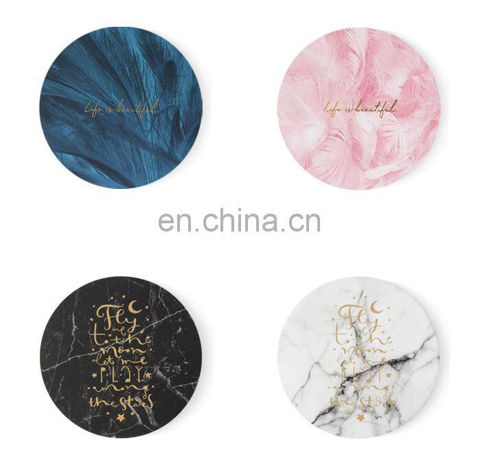 China supplier Personalized felt natural printing coaster manufacturer