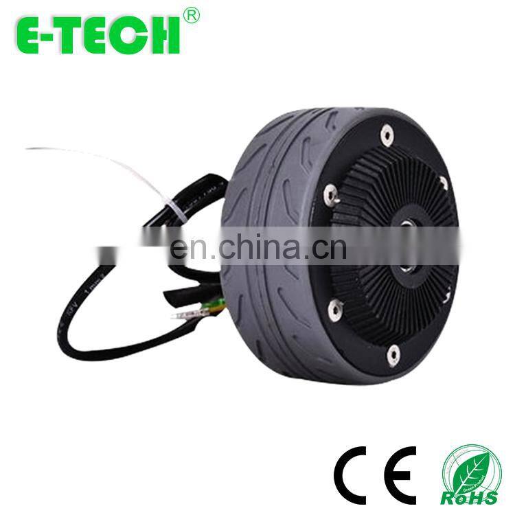 BLDC 4 inch gearless 24V/36V/48V 200W kit electric scooter motor wheel
