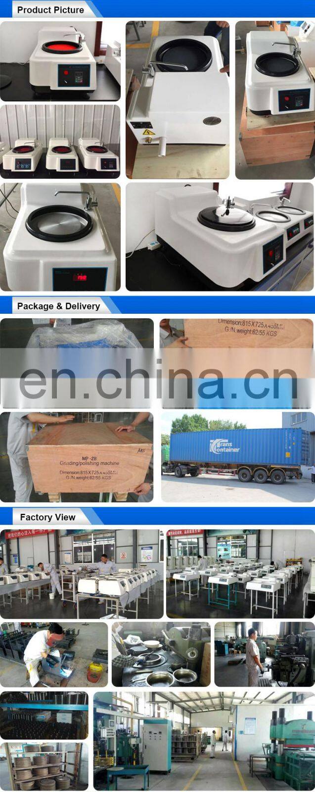 Metallography Specimen Preparing Grinding Polishing Machine For Glass