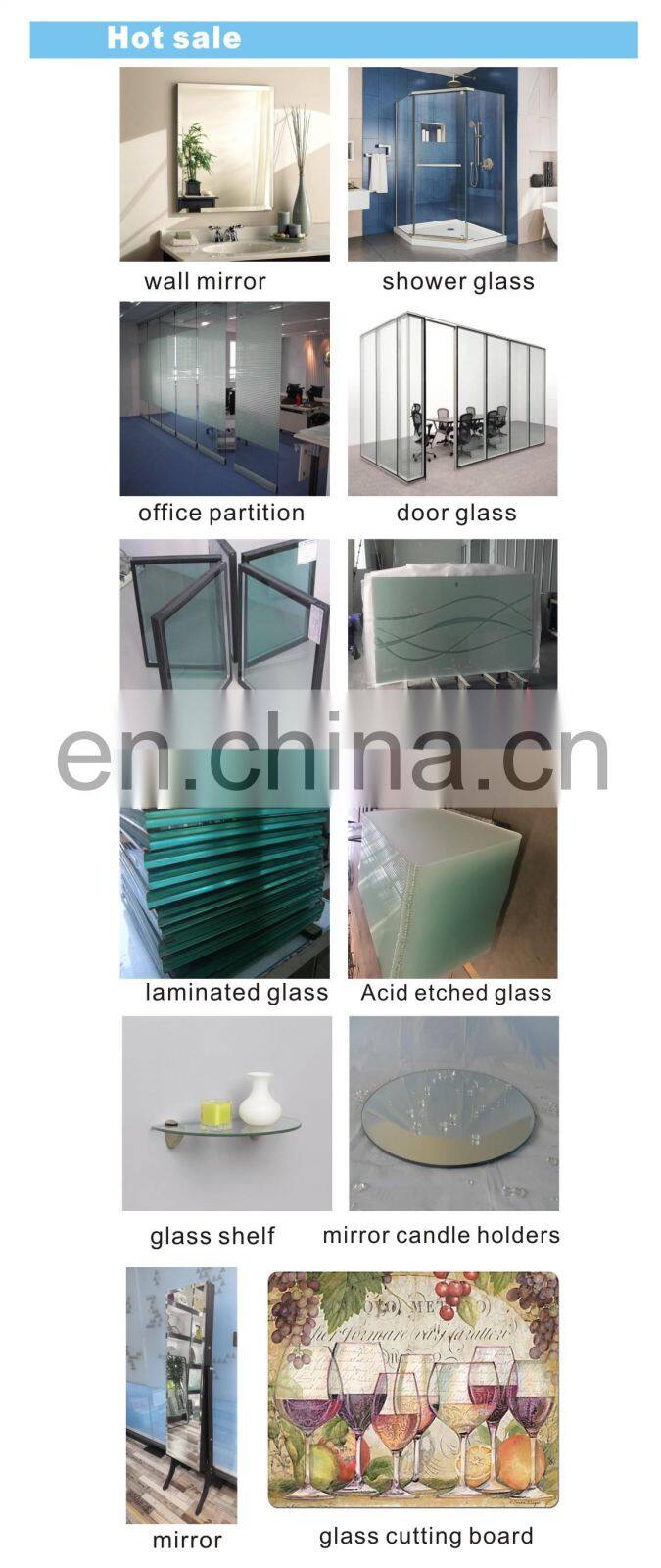 Factory price wholesale customized large size tempered/toughened glass table top