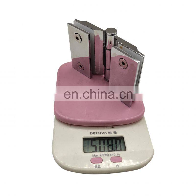 Luxury design bathroom shower door angle glass clamp