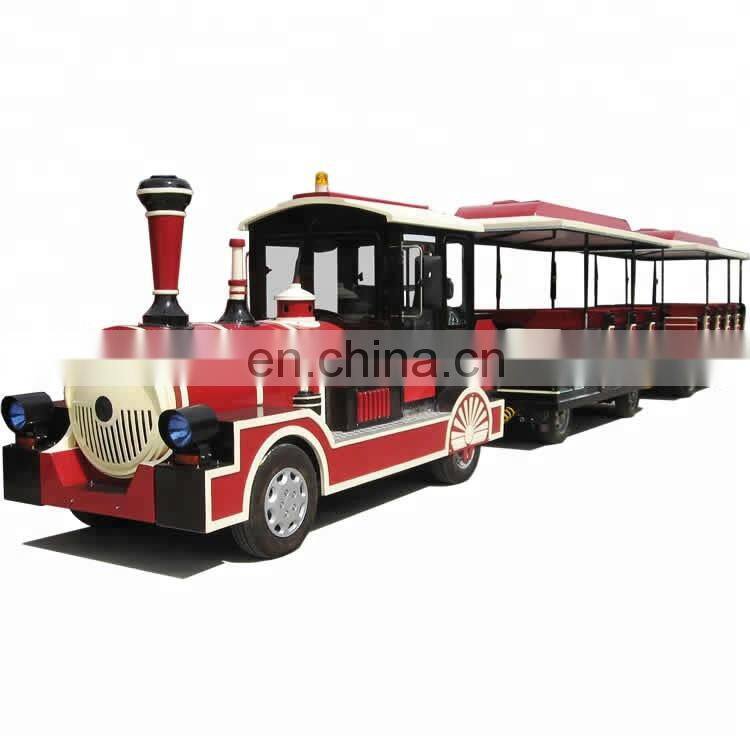 Other amusement park products kids tourist trackless train for sale