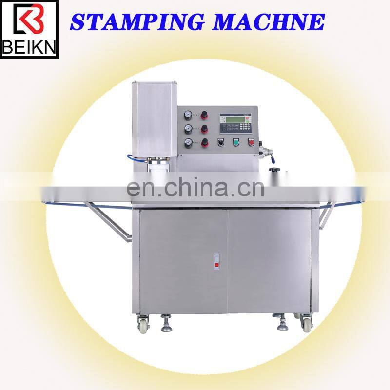 High efficiency automatic maamoul mould stamping making machine