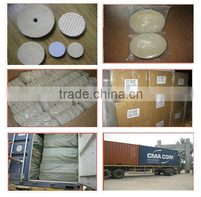 Car wool buffing pad