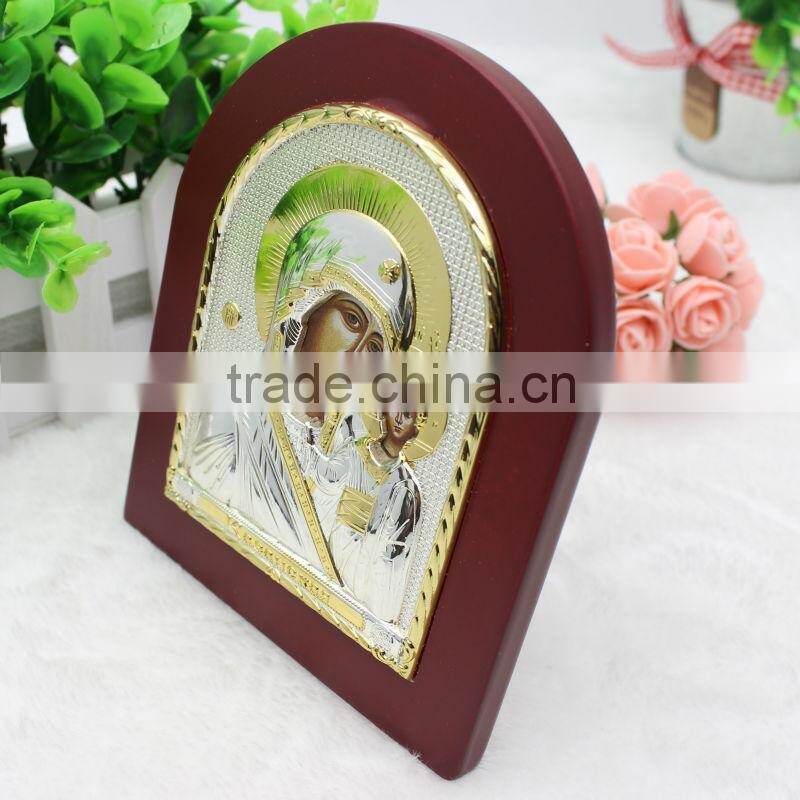 Virgin Mary Kazan Silver Icon