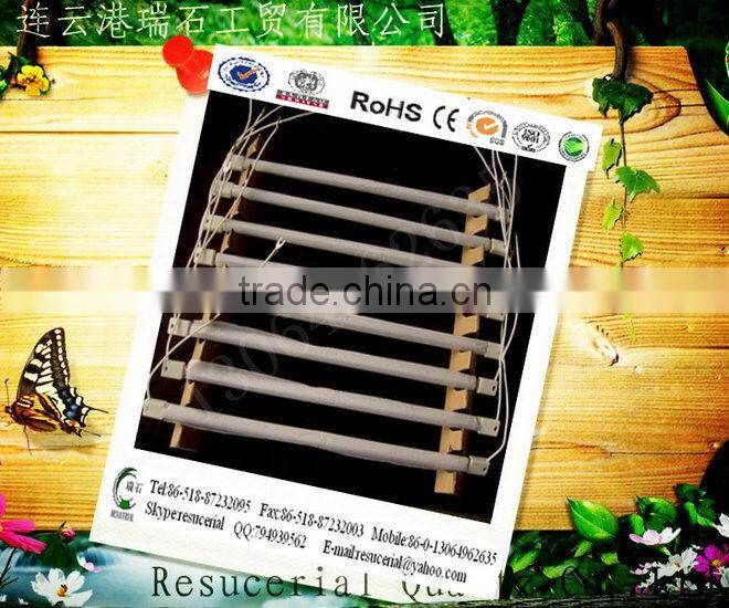 Design best sell gold plated quartz heater tube