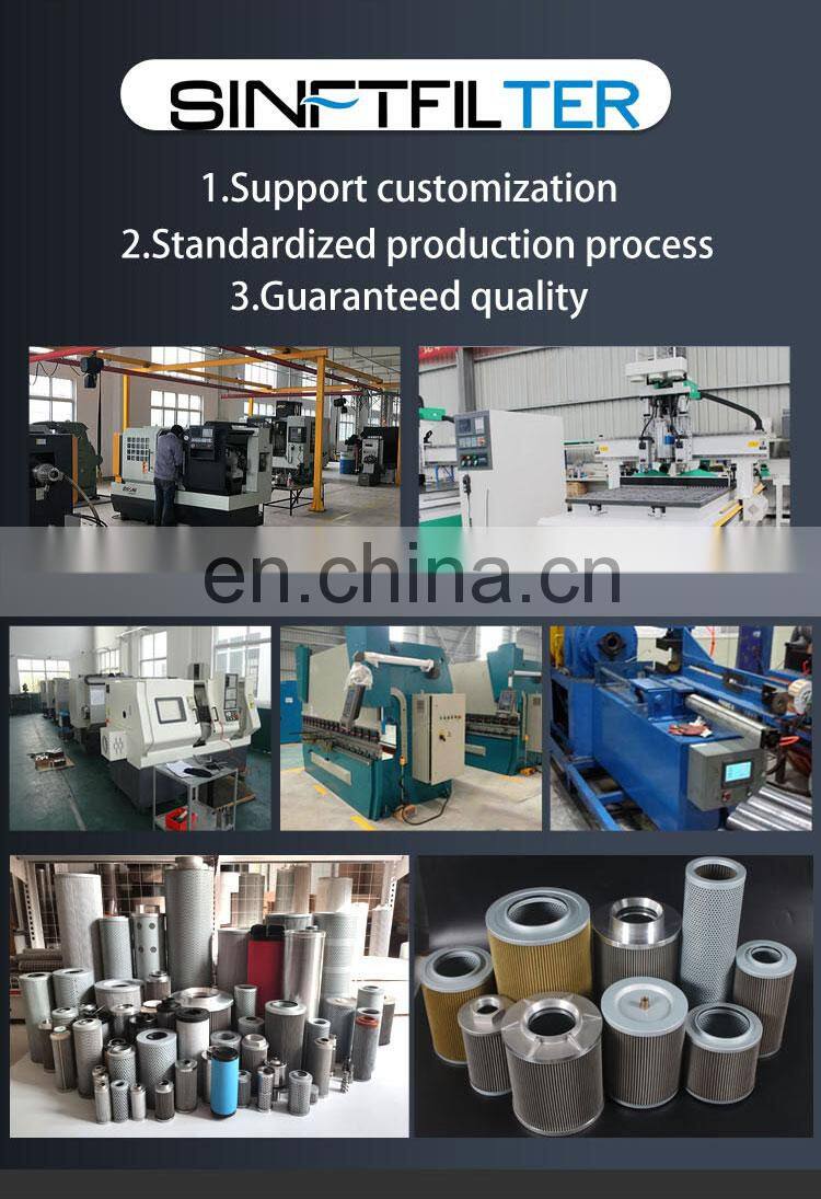 High quality bulldozer hydraulic filter element cartridge D111G10B