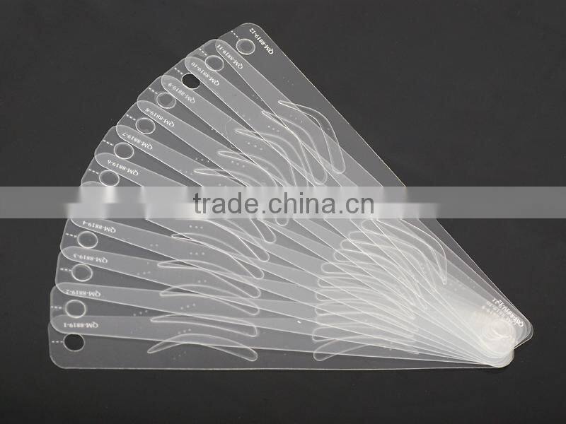 2015 New arrival permanent makeup eyebrow stencil