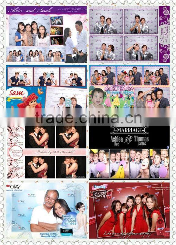 Adjustable 3D Backgrounds Fun Photo Booth