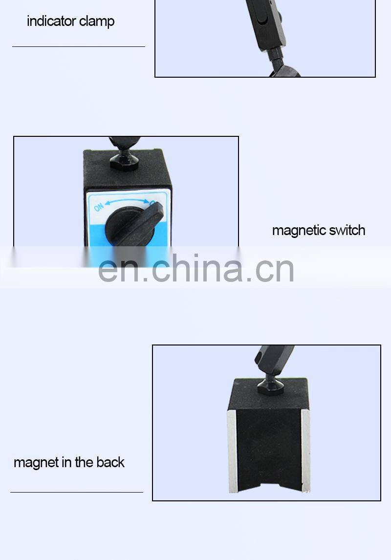 SHAHE SWD-60B Flexible Magnetic Base Holder For Digital Dial Indicator Magnetic Force 60KG Magnetic Base Stand