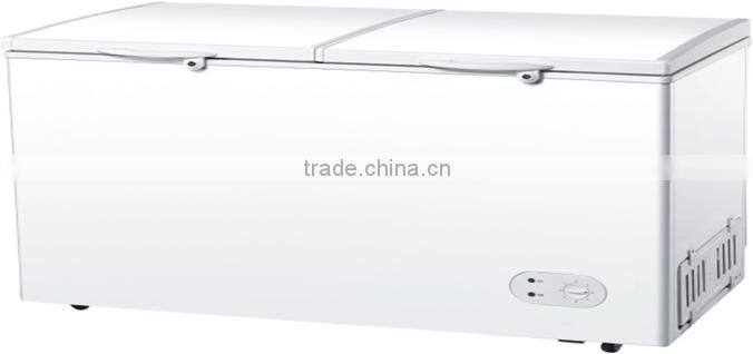 1000L-2200L solid door large capacity chest freezer