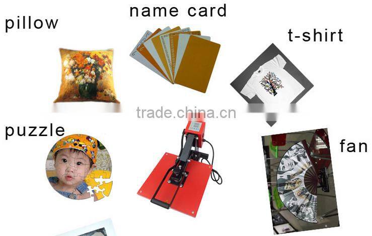 CE approved red color t-shirt printing machine LM-R02