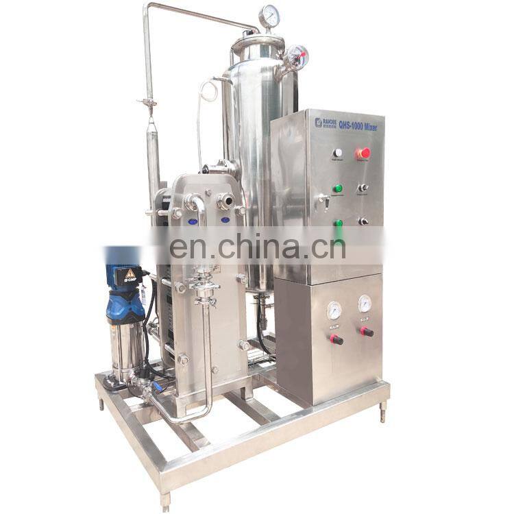 Automatic gas beverage mixer / co2 carbonated beverage mixing machine