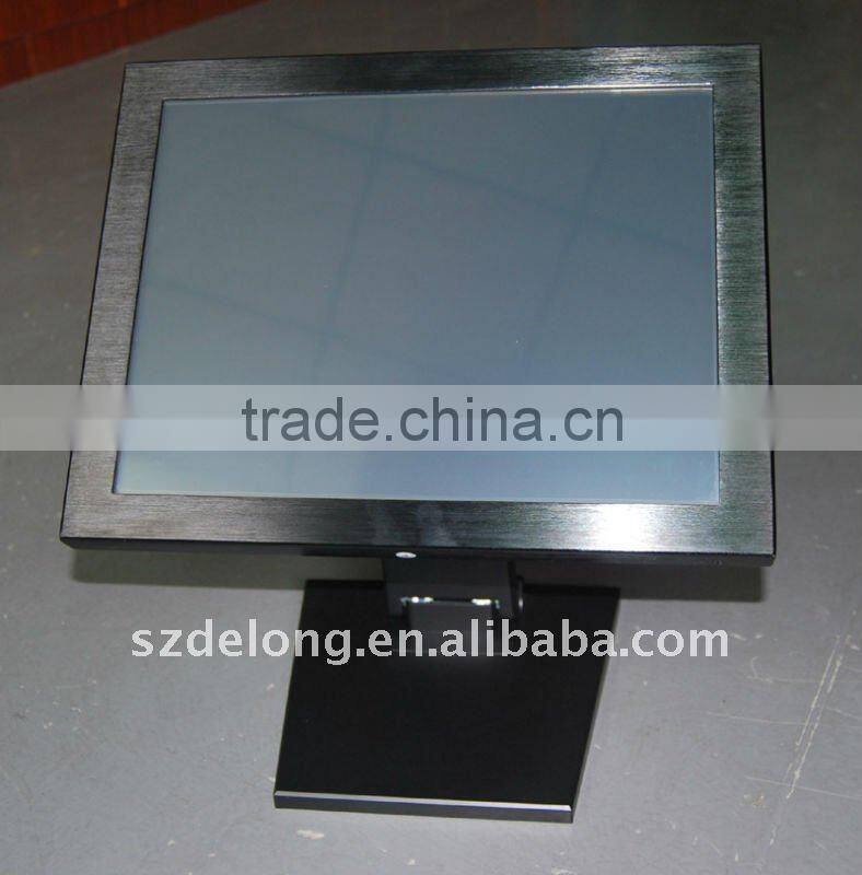 15" all in one stand alone with pos mount pc CPU: Intel Atom N270 (onboard) 1.6GHz support win7/xp