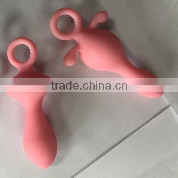 2016 Cute pink color anal toys gay anal toys, sex product beauty cute Asia sex products rabbit tail anal plug for sale