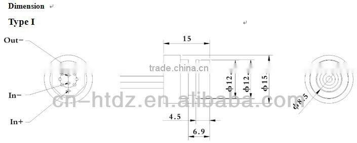 1.5mA power piezoresistive pressure sensor