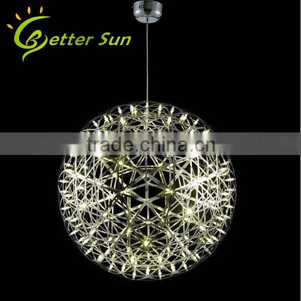 Modern Stainless Stell Pendant Spart Ball Chandeliers Chrom LED Pendant light