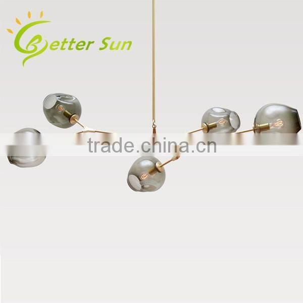 Hot Sale Lindsey Glass Ball American Style Modern Pendant Light