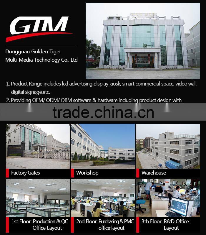 65inch floor stand lcd/LCD advertising player network connection equipment multi touch panel touch panel monitor