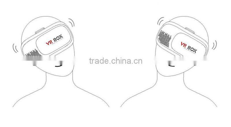 Best Price Support 3.5"-6.0" Phones High Quality Environmental ABS Plastic VR Box 3D Glasses