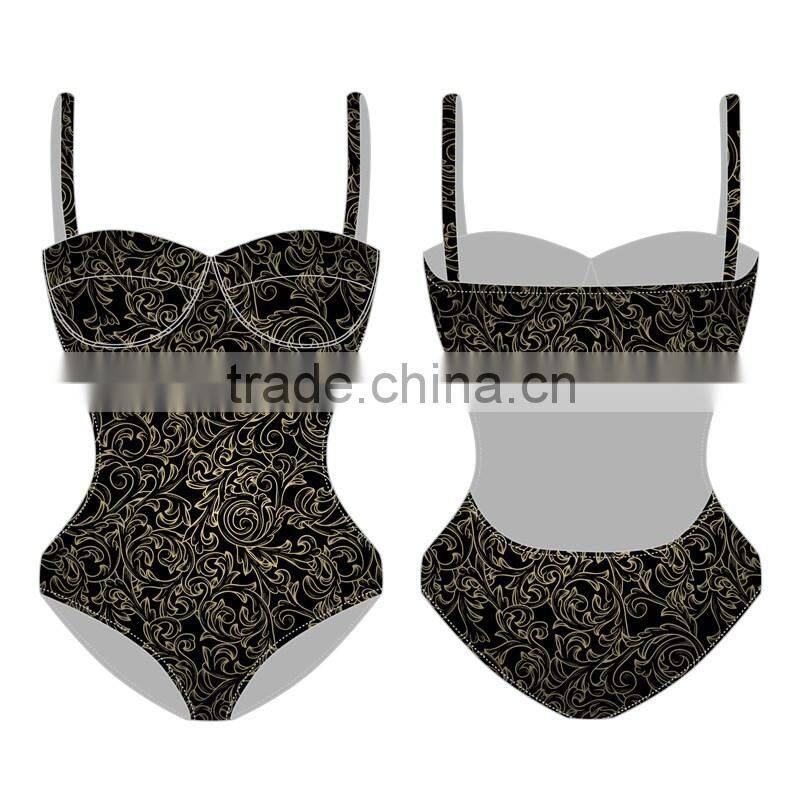 2016 fashion swimsuit hot sale junior girls swimwear