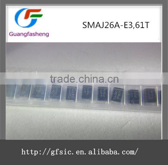 China Gold Supplier Electronic SMAJ26A-E3/61T Diode