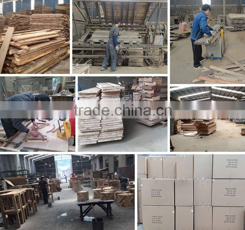 RE-1538 reclaimed wooden furniture solid vintage wood coffee table