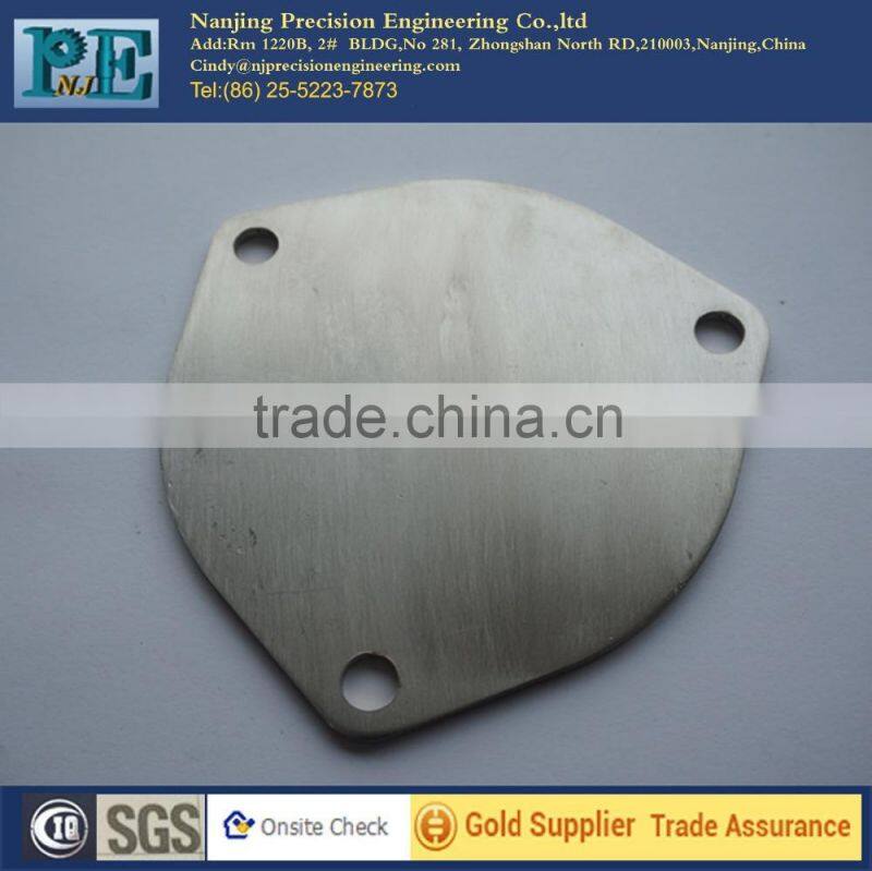 customized stainless less and brass laser cutting components
